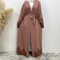 Women's Adults Embroidery Belt Abaya main image 5