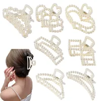 Women's Elegant Lady Heart Shape Bow Knot Plastic Hair Claws main image 1