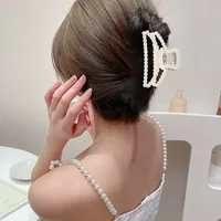 Women's Elegant Lady Heart Shape Bow Knot Plastic Hair Claws main image 5