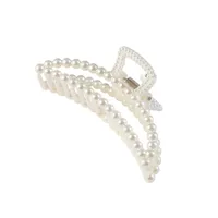 Women's Elegant Lady Heart Shape Bow Knot Plastic Hair Claws sku image 1