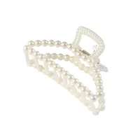 Women's Elegant Lady Heart Shape Bow Knot Plastic Hair Claws sku image 2