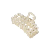 Women's Elegant Lady Heart Shape Bow Knot Plastic Hair Claws sku image 4