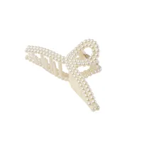 Women's Elegant Lady Heart Shape Bow Knot Plastic Hair Claws sku image 6
