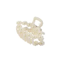Women's Elegant Lady Heart Shape Bow Knot Plastic Hair Claws sku image 7