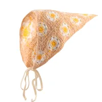 Women's Fairy Style Casual Vacation Flower Cloth Scarf sku image 27