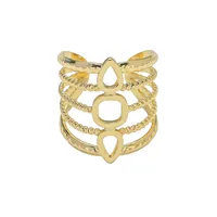 Vacation Classic Style Solid Color Copper Women's Rings main image 2