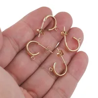 Basic Simple Style C Shape 304 Stainless Steel Plating Earring Accessories main image 1