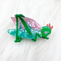 Women's Cute Modern Style Guitar Phone Dragonfly Acrylic Hair Claws sku image 3