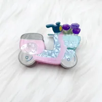 Women's Cute Modern Style Guitar Phone Dragonfly Acrylic Hair Claws sku image 4