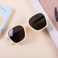 Candy Color Children's Sunglasses Cute Fashion Multi-color Box Children's Sunglasses Boys And Girls Photo Styling Glasses sku image 2