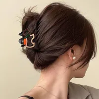 Women's Vacation Classic Style Color Block Plastic Resin Hair Claws main image 2
