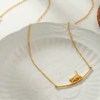 Cute Animal 304 Stainless Steel Women's Necklace sku image 2