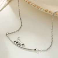 Cute Animal 304 Stainless Steel Women's Necklace sku image 1