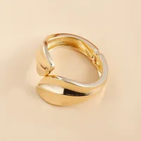 Luxurious Simple Style Leaves Alloy Plating Women's Bangle main image 4