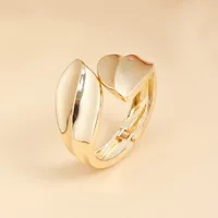 Luxurious Simple Style Leaves Alloy Plating Women's Bangle main image 5