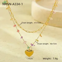 Classic Style Heart Shape 304 Stainless Steel Women's Pendant Necklace main image 4
