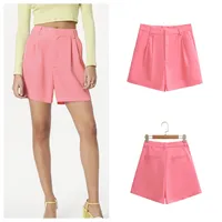 Women's Holiday Travel Selfie Casual Simple Style Streetwear Solid Color Shorts Shorts main image 1