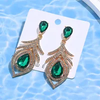 1 Pair Elegant Water Droplets Alloy Drop Earrings main image 7