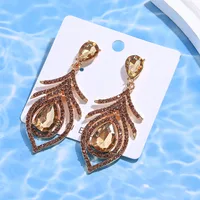 1 Pair Elegant Water Droplets Alloy Drop Earrings main image 6