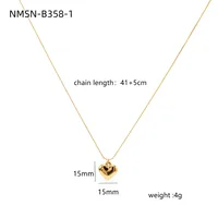 Classic Style Heart Shape 304 Stainless Steel Women's Pendant Necklace sku image 2