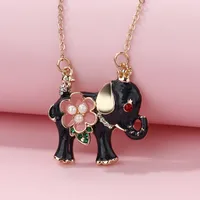 Cartoon Style Elephant Alloy Unisex Pendant Necklace main image 10