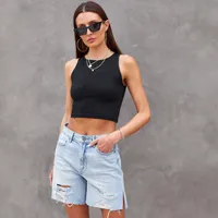 Women's Holiday Selfie Streetwear Solid Color Knee Length Jeans main image 1