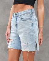 Women's Holiday Selfie Streetwear Solid Color Knee Length Jeans sku image 2