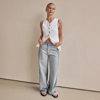 Women's Holiday Selfie Streetwear Solid Color Full Length Jeans main image 5
