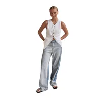 Women's Holiday Selfie Streetwear Solid Color Full Length Jeans main image 4