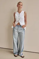 Women's Holiday Selfie Streetwear Solid Color Full Length Jeans sku image 2