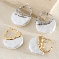 1 Pair Glam Round Alloy Pearl Earrings main image 1