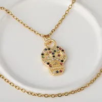Vacation Classic Style Color Block Copper Women's Pendant Necklace main image 2