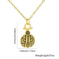 Vacation Classic Style Color Block Copper Women's Pendant Necklace sku image 1