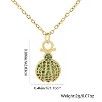 Vacation Classic Style Color Block Copper Women's Pendant Necklace sku image 2