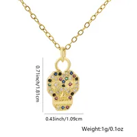 Vacation Classic Style Color Block Copper Women's Pendant Necklace sku image 4