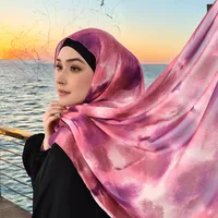 Women's Vacation Simple Style Color Block Chiffon Kerchief sku image 14
