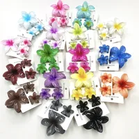 Women's Cute Flower Plastic Resin Stoving Varnish Hair Claws main image 2