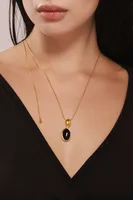 Wholesale Jewelry Vacation Commute Square 304 Stainless Steel Acrylic Agate Plating Inlay Sweater Chain main image 4