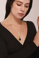 Wholesale Jewelry Vacation Commute Square 304 Stainless Steel Acrylic Agate Plating Inlay Sweater Chain main image 5
