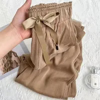 Women's Holiday Travel Casual Simple Style Streetwear Solid Color Full Length Casual Pants main image 2