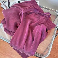 Women's Holiday Travel Casual Simple Style Streetwear Solid Color Full Length Casual Pants main image 5