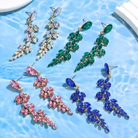 1 Pair Elegant Grain Alloy Drop Earrings main image 1
