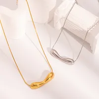 Retro Classic Style Geometric 304 Stainless Steel 18K Gold Plated Women's Pendant Necklace main image 5