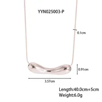 Retro Classic Style Geometric 304 Stainless Steel 18K Gold Plated Women's Pendant Necklace main image 3