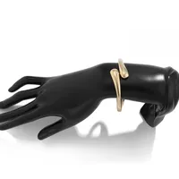 Casual Commute Solid Color Alloy Copper Women's Bangle main image 6