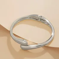 Casual Commute Solid Color Alloy Copper Women's Bangle sku image 1