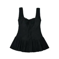 Women's Sheath Dress Elegant Strap Sleeveless Solid Color Short Mini Dress Holiday Banquet Travel main image 4