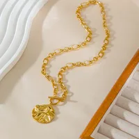 Retro Streetwear Heart Shape Flower 304 Stainless Steel Women's Pendant Necklace main image 5