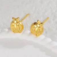1 Pair Classic Style Streetwear Palm 304 Stainless Steel 18K Gold Plated Ear Studs main image 6