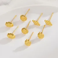 1 Pair Classic Style Streetwear Palm 304 Stainless Steel 18K Gold Plated Ear Studs main image 1